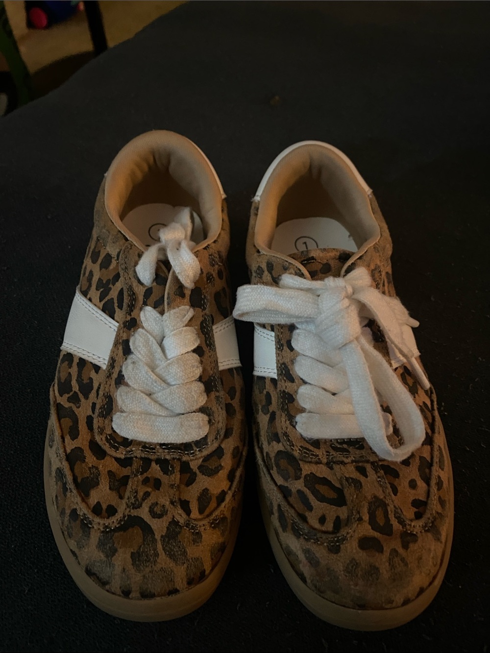 art class Leopard Print Sneakers with White Stripe
